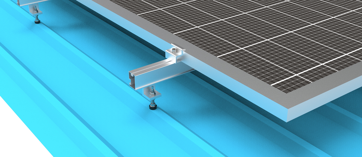 Věšák-Svorník-Solární-Střecha--Montáž-systém-Detail