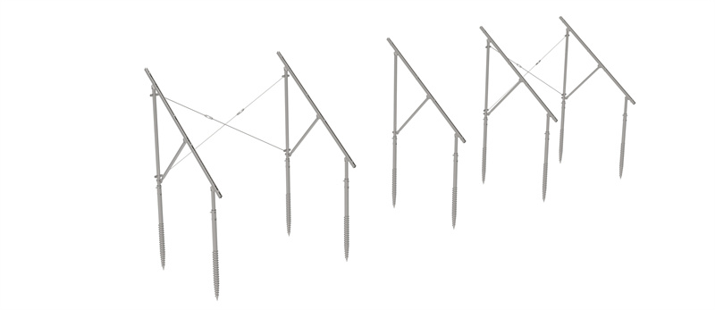 Sistema di montaggio solare con staffa in acciaio-Dettaglio2